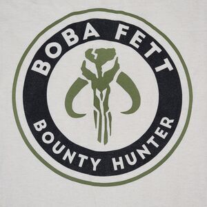 Star Wars LS Cream Unisex Tee "Boba Fett Bounty Hunter" - Size XL
